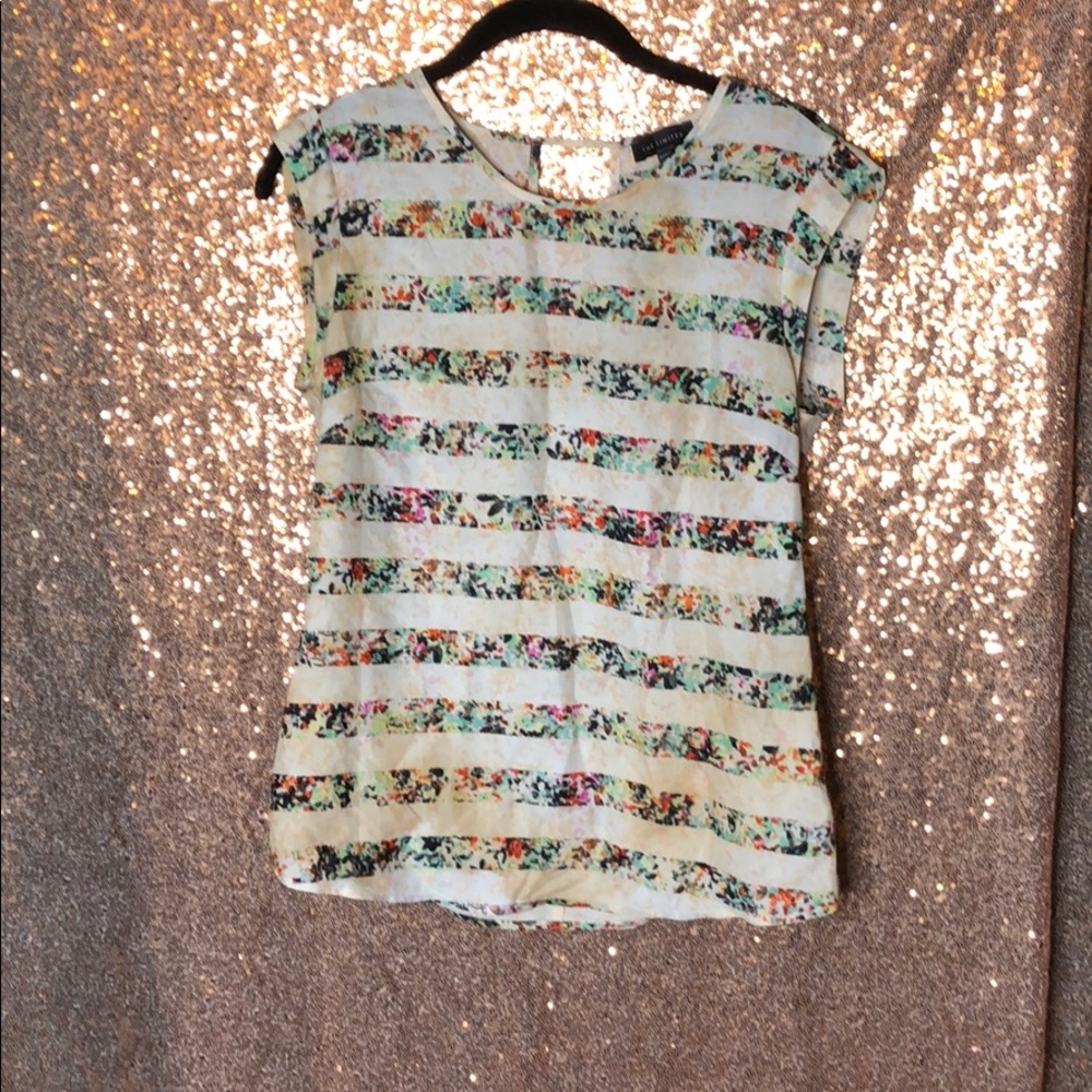Limited Caped Sleeve rainbow shirt